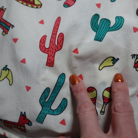 Tipsy Elves Cantina Captain Hawaiian Shirt Mens L Cream Cruise Summer Beach Pool - Picture 8 of 9